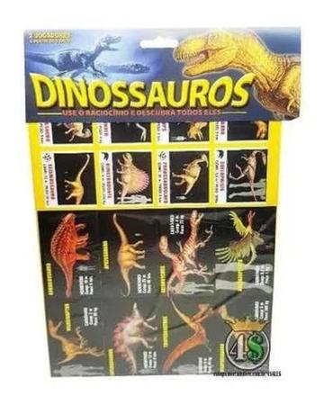 Jogo Super Cards Dinossauros Raciocínio Divertido + Nf