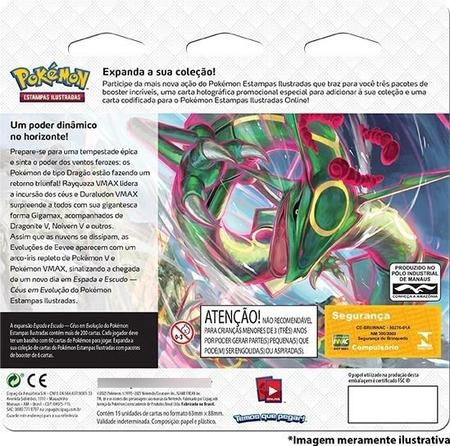 POKEMON EE7 CEUS EM EVOLUÇÃO TRIPLO PACK EEVEE, Pokemon