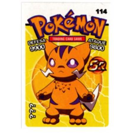 Kit 300 Pacotinhos= 1.200 Cartinhas Pequena Pokemon Cards