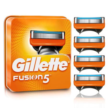 Imagem de Carga Gillette Fusion 5 c/ 4 Unidades