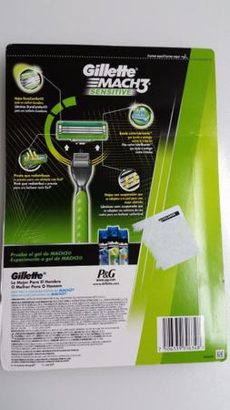 Imagem de Carga Gillette Mach3 Sensitive Com 16 Cartuchos