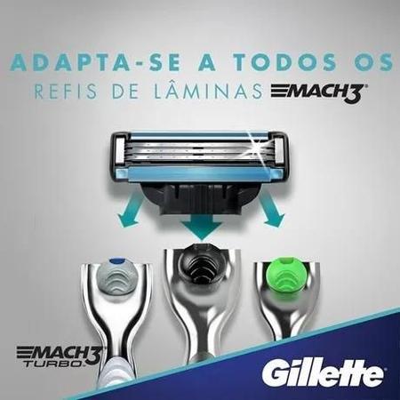 Imagem de Carga Lâmina De Barbear Gillette Mach3 Regular 4 Cartuchos