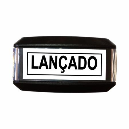 Carimbo Automatico Autoentintado LANÇADO com Borda - NYkon Imagem de Carimbo Automatico Autoentintado LANÇADO com Borda