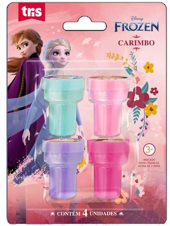 Carimbo infantil autoentintado frozen 2 tris c/4 unidades Imagem de Carimbo infantil autoentintado frozen 2 tris c/4 unidades