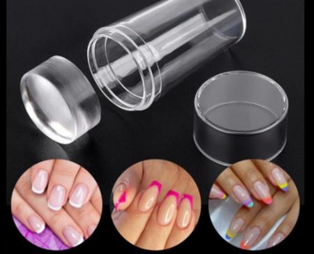 Imagem de Carimbo Silicone Transparente Ideal Para Unhas