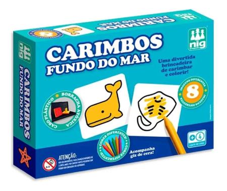 Imagem de Carimbos Fundo Do Mar 8 Pçs Nig Brinquedos Baby
