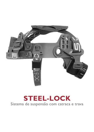 Imagem de Carneira para Capacete (Suspensão) Tipo Catraca Steell-Lock Steelflex