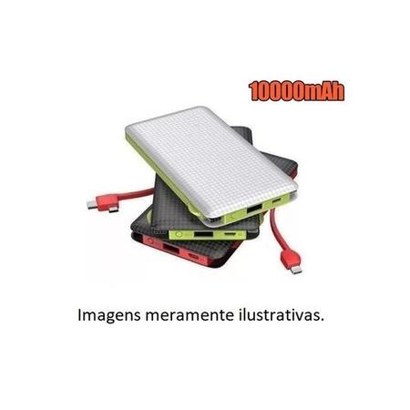 Imagem de Carregador Bateria Externa Completa Portátil 10000 mAh