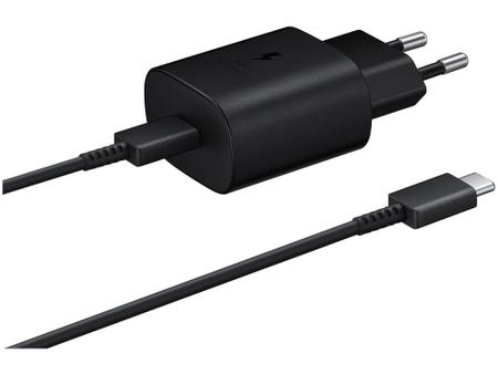 Imagem de Carregador Carga Rápida de Parede - com Cabo USB-C 1m Samsung EP-TA800XBPGBR Original