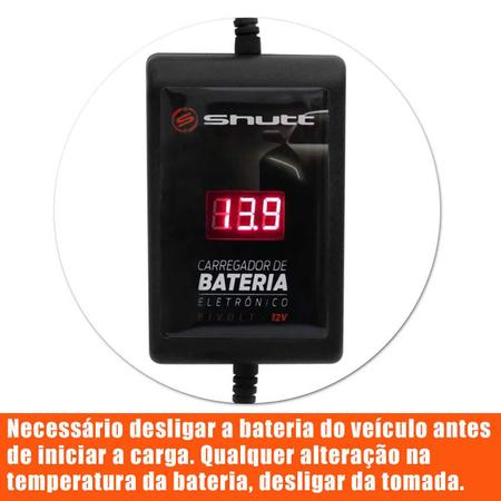 Carregador Bateria Automotivo 12V 10A Bivolt - Connect Parts