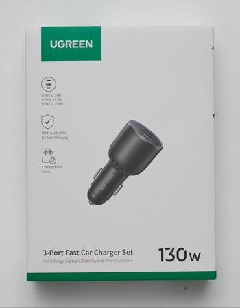 Carregador de Carro isqueiro UGREEN 130W ( 3 em 1 ) USB-C + USB-A  compatível 100W 65W 45W 33W 25W - Carregador de Parede para Celular - Magazine  Luiza