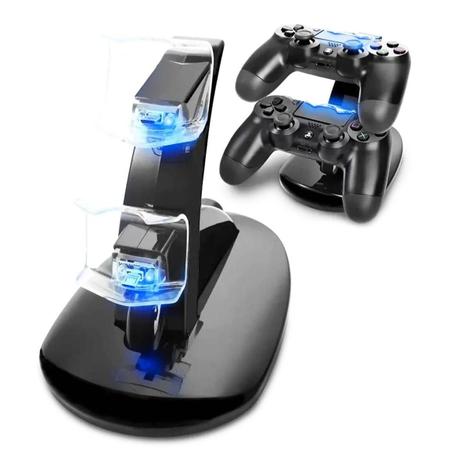 Imagem de Carregador De Controle Joystick Ps 4 Com Cabo