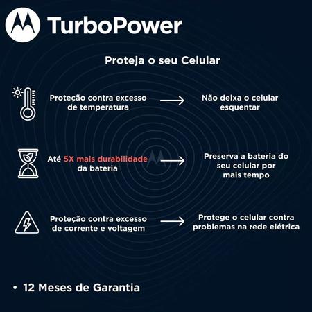 Imagem de Carregador De Parede Motorola Turbo Power 20w Sem Cabo e Sem Embalagem - Motorola edge 30 Ultra, G23,  G53, G73, Edge 40, razr 40, razr 40 Ultra 