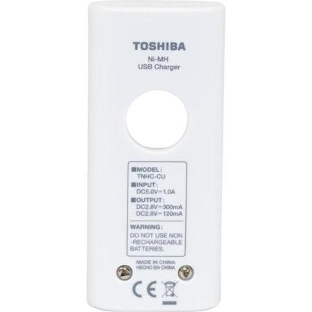 Carregador de Pilha USB TNHC-6GME4 CB (C/4 Pilhas AA 2000 MAh) Toshiba F002 Imagem de Carregador de Pilha USB TNHC-6GME4 CB (C/4 Pilhas AA 2000 MAh) Toshiba F002