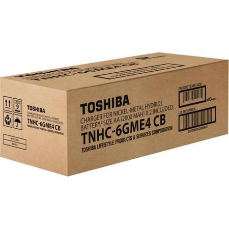 Carregador de Pilha USB TNHC-6GME4 CB (C/4 Pilhas AA 2000 MAh) Toshiba F002 Imagem de Carregador de Pilha USB TNHC-6GME4 CB (C/4 Pilhas AA 2000 MAh) Toshiba F002