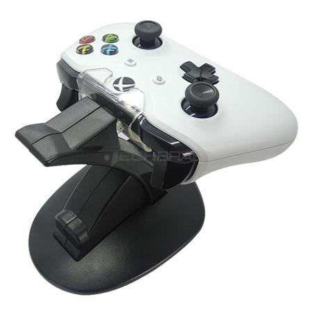 Imagem de Carregador Duplo Para 2 Controle Compatível Com Xbox One Base Suporte Preto
