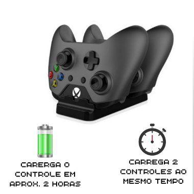 Cargador Controles Xbox Series S X One Dock + 2 Baterías Dobe Conexión USB