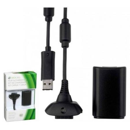 Carregador e Bateria para Controle X box 360 - PONTO DO NERD Imagem de Carregador e Bateria para Controle X box 360