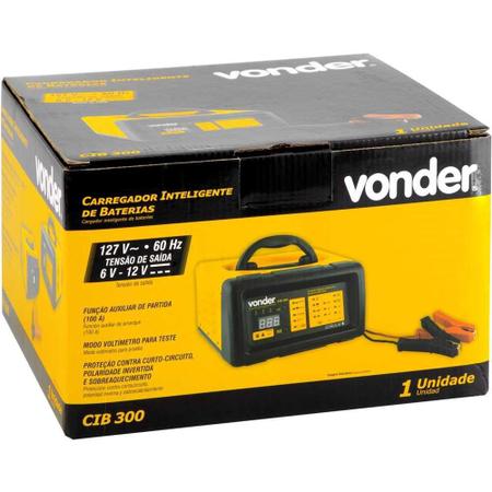 Imagem de Carregador Inteligente De Bateria 127V CIB300 Vonder