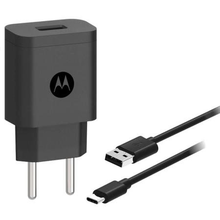 Imagem de Carregador Motorola Moto G7 Power 10W Com Cabo Tipo-C Bivolt
