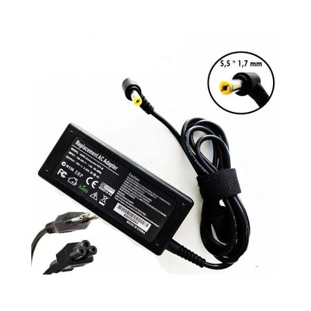 Carregador Para Acer Aspire V5-471 V5-472 Es1-511 V5-531 65W - Power Imagem de Carregador Para Acer Aspire V5-471 V5-472 Es1-511 V5-531 65W