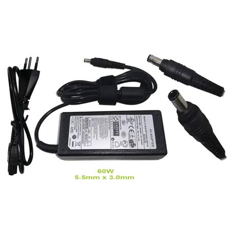 Imagem de Carregador Para Notebook Samsung Np270e5k Np270e5j 19v 3,16a SM1510