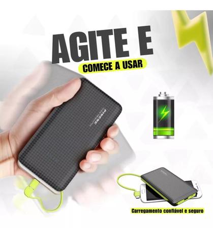 Imagem de Carregador Portátil Power Bank 10.000mAh - Energia Duradoura em um Pacote Pequeno e Portátil