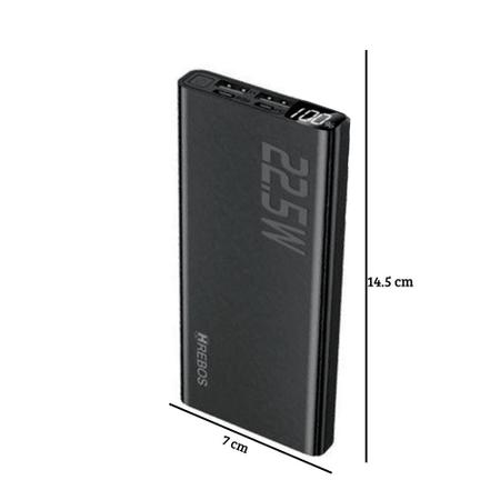 Imagem de Carregador Portátil Power Bank 10.000mah Rápido Digital Display