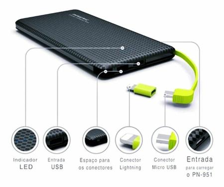 Imagem de Carregador Portátil Power Bank 10.000mah Universal