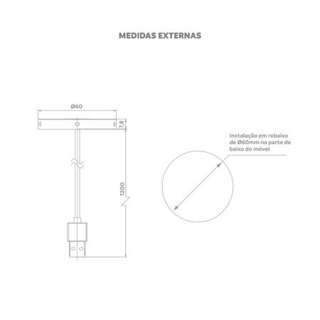 Imagem de Carregador Sem Fio - Invisível-  Para Móveis 5w - Soprano