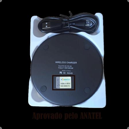 Imagem de Carregador Sem fio Wireless por Indução Aprovado Anatel