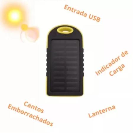 Imagem de Carregador Solar 38.000mAh Bateria Energia Portátil  Rápida