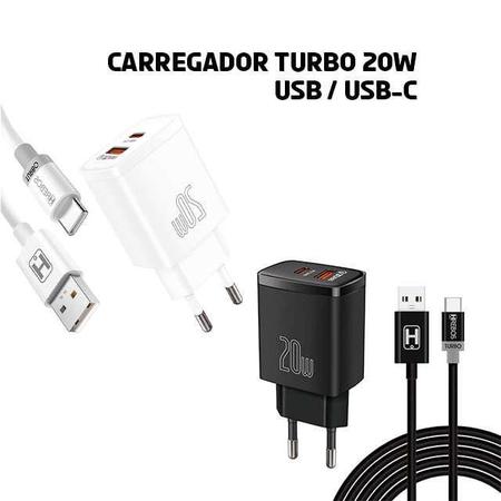 Imagem de Carregador Turbo 20W + Capinha Xiaom Minote 10 + Película 3D