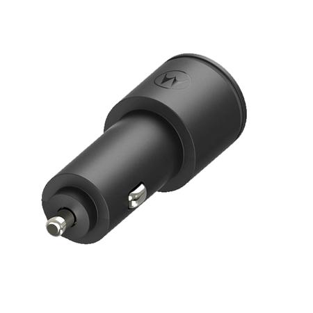 Imagem de Carregador Veicular Motorola Turbo Power 45W Sem Cabo, Entrada USB-C e USB-A