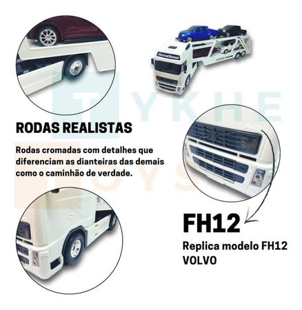 Carreta Brinquedo Cegonha Gigante Fh12 Roma 80cm Escala 1/29 - SHOPBR -  Caminhões, Motos e Ônibus de Brinquedo - Magazine Luiza