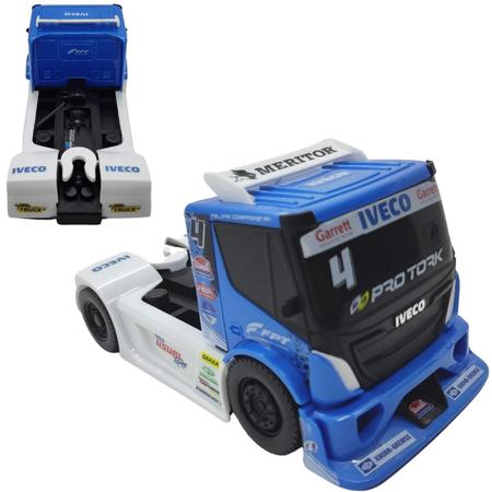 Caminhão + Carreta Iveco Racing Copa Truck 450 - Usual Brinquedos no  Shoptime