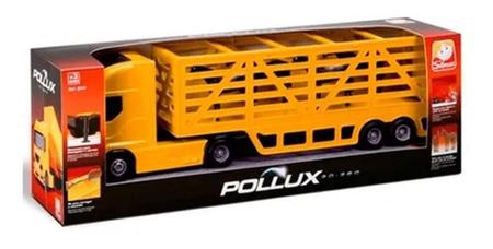 Carreta de Brinquedo Pollux 30-360 com Cavalos da Silmar Ref 6610