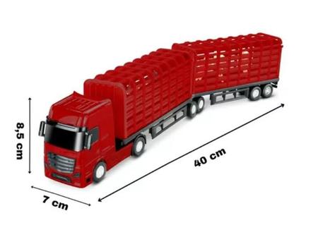 Caminhao Haras Carreta Bitrem Petroleum C/ Cavalo 1/43- Roma