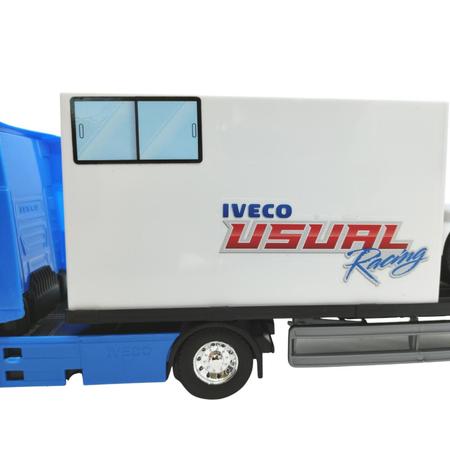 Caminhão + Carreta Iveco Racing Copa Truck 450 - Usual Brinquedos no  Shoptime