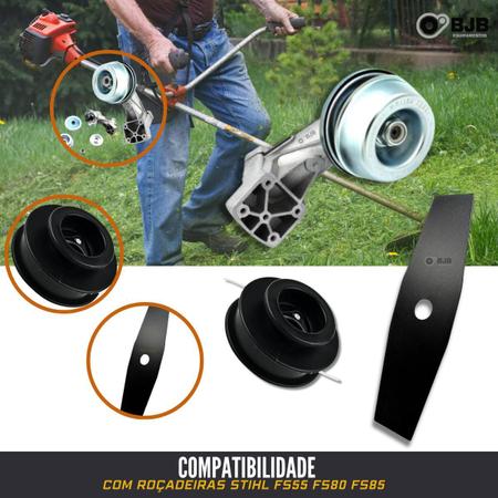 Carretel Rosca M10 Lamina Ponteira Para Stihl Fs55 Fs80 Fs85 - Bjb Equipamentos Imagem de Carretel Rosca M10 Lamina Ponteira Para Stihl Fs55 Fs80 Fs85