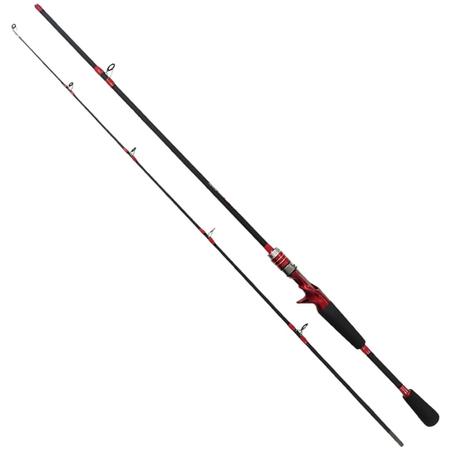 Imagem de Carretilha 19 Rolamentos Vara Fibra de Vidro Pesca Kit 15 Kg