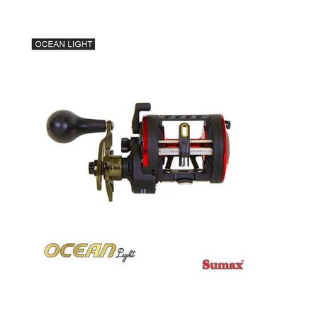 Imagem de Carretilha de pesca sumax ocean light ocl 20 - 4 rolamentos - drag: 6kg - pesca media/pesada