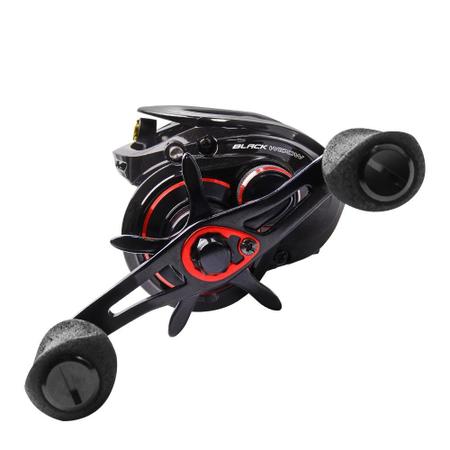 Imagem de Carretilha Marine Sports Lubina Black Widow GTX 11 Rolamentos 9.5:1 Drag 7.5Kg