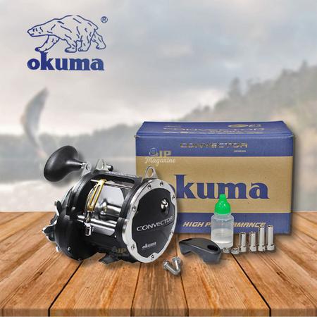 Carretilha Para Pesca Pesada Okuma Convector CV 55 3 Rolamentos 4.0:1 Drag  10Kg - Carretilha de pesca - Magazine Luiza