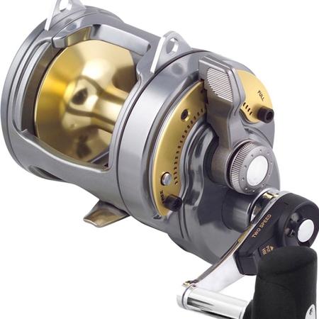 Carretilha Shimano Tyrnos 50 II LRSGR (2 Speed, Drag 20kg, Cap de linha  0.90mm-450m) - Carretilha de pesca - Magazine Luiza