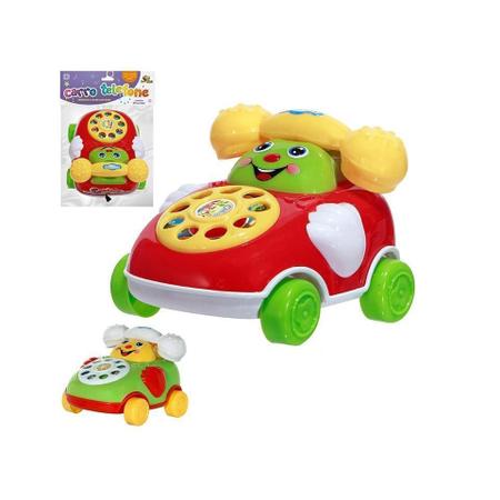 Carrinho A Corda Telefone Na Solapa - Ark Toys Imagem de Carrinho A Corda Telefone Na Solapa