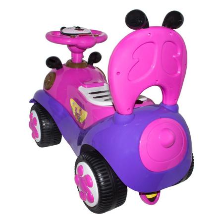 Andador de Bebê Carrinho Ursinho Motoca Volante e Buzina - Dm Toys