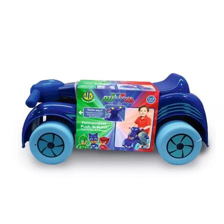 Imagem de Carrinho Andador Pj Masks Felinomóvel Push N Scoot - DTC