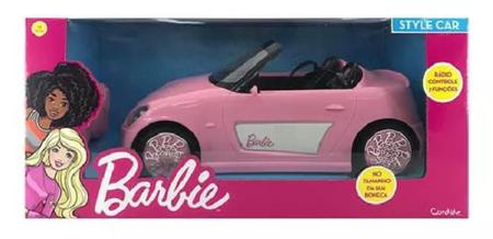 Veículo Controle Remoto 7 Funções Barbie Deluxe Car