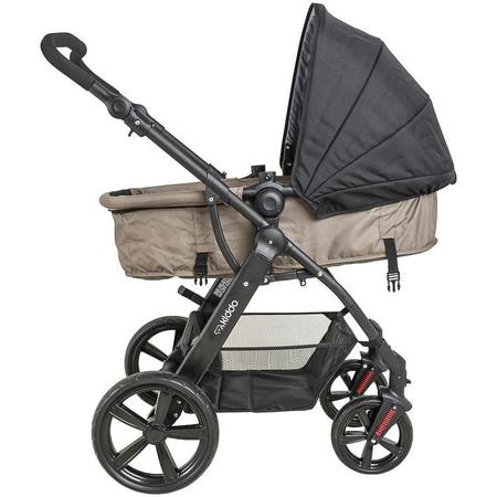 Imagem de Carrinho Bebê Travel System Galaxy + Casulo Click PR/Cappuccino Kiddo